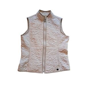 Vintage Woolrich Floral Swirl Stitch Reversible Y2K Comfy Minimalist Vest  Large